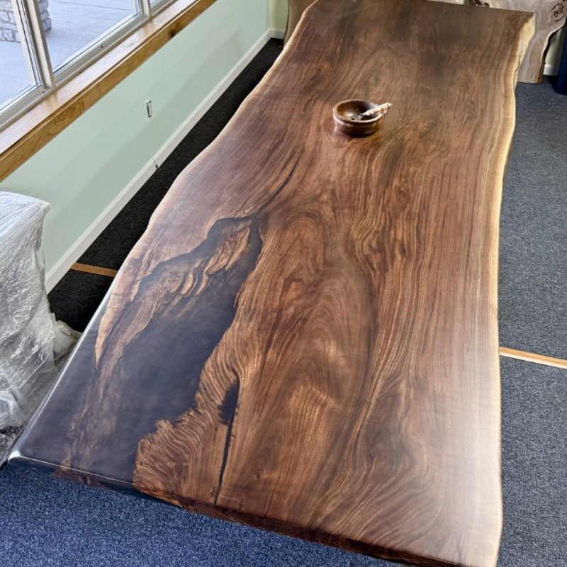 Handcrafted live edge table