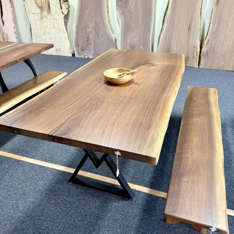 Handcrafted live edge table