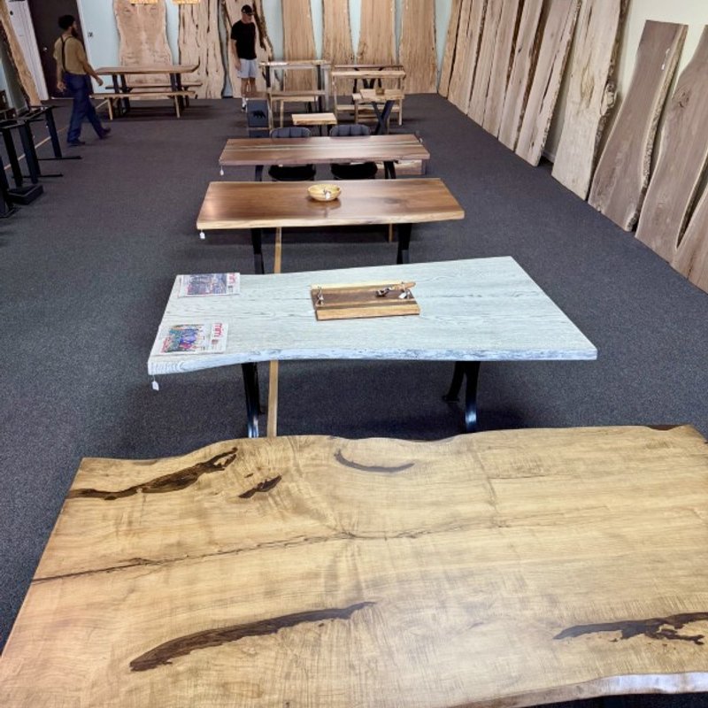 Handcrafted live edge table