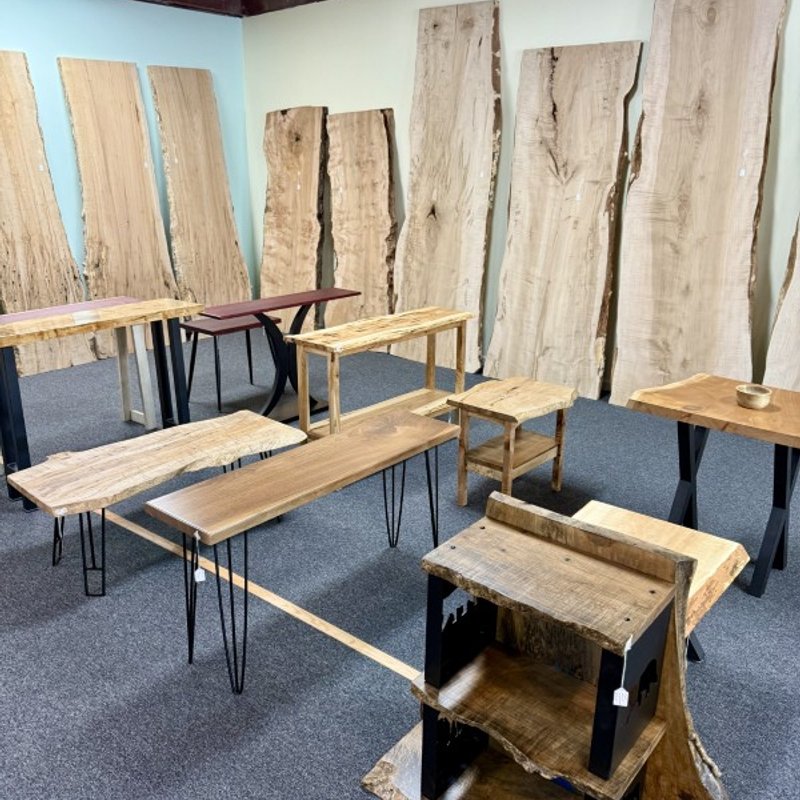 Handcrafted live edge table