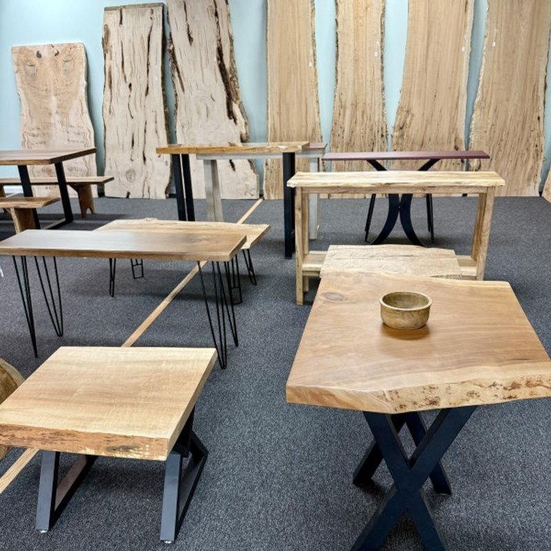 Handcrafted live edge table