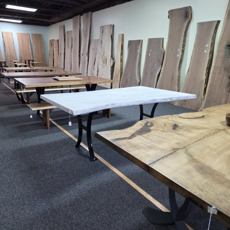 Handcrafted live edge table