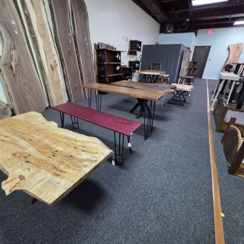 Handcrafted live edge table