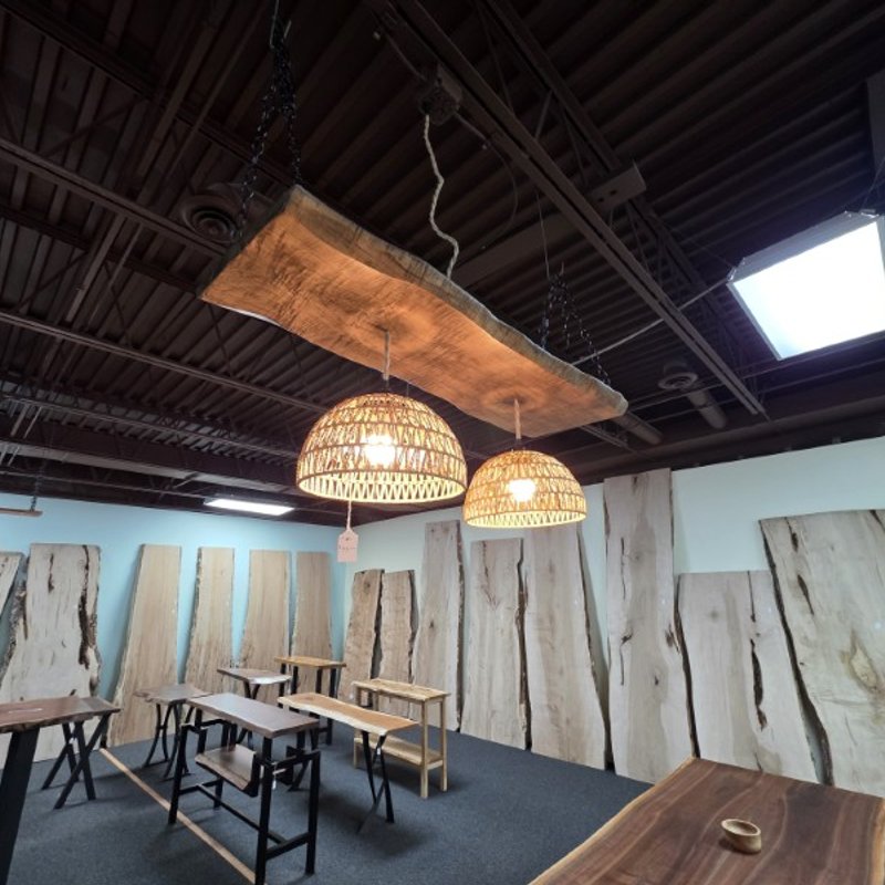 Handcrafted live edge table