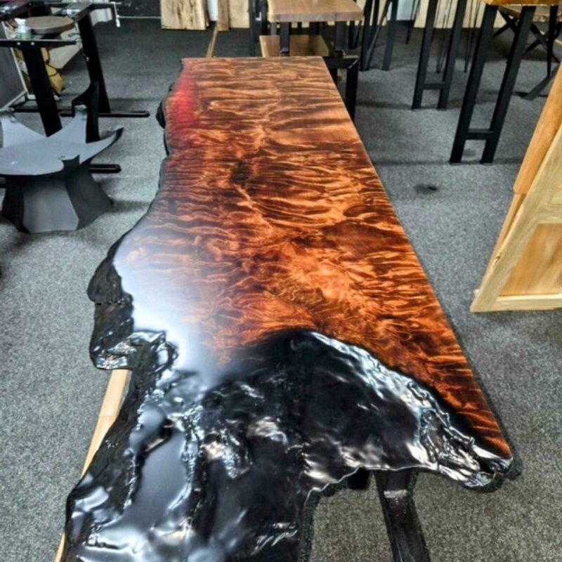 Handcrafted live edge table