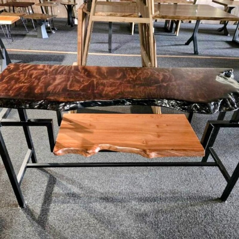Handcrafted live edge table