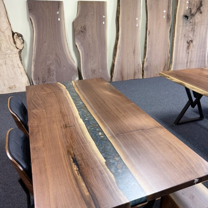 Handcrafted live edge table